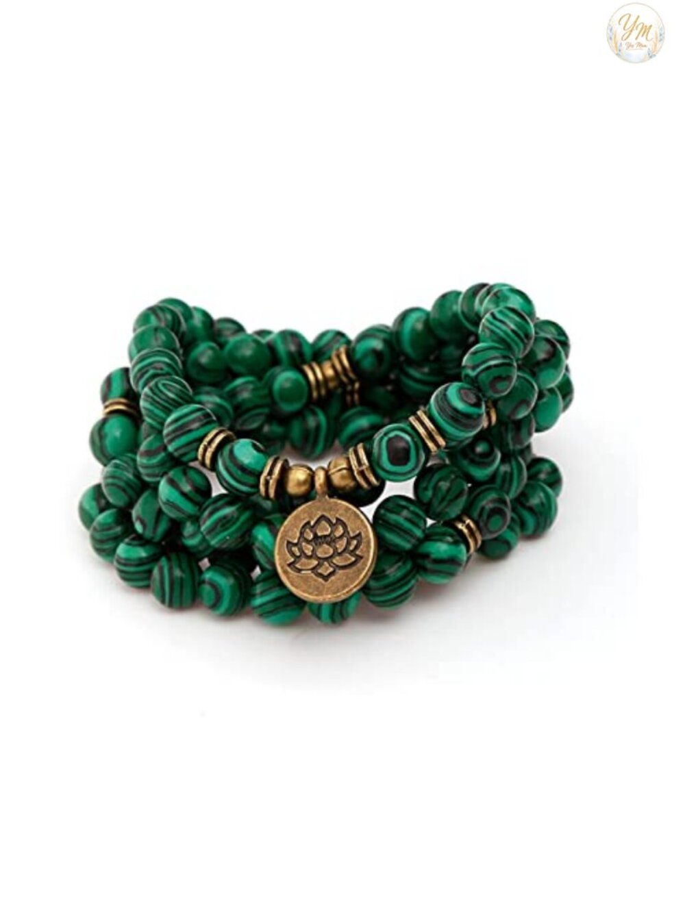 108 Buddhist Mala Beads Strand Bracelet Meditation Yoga Necklace Resin